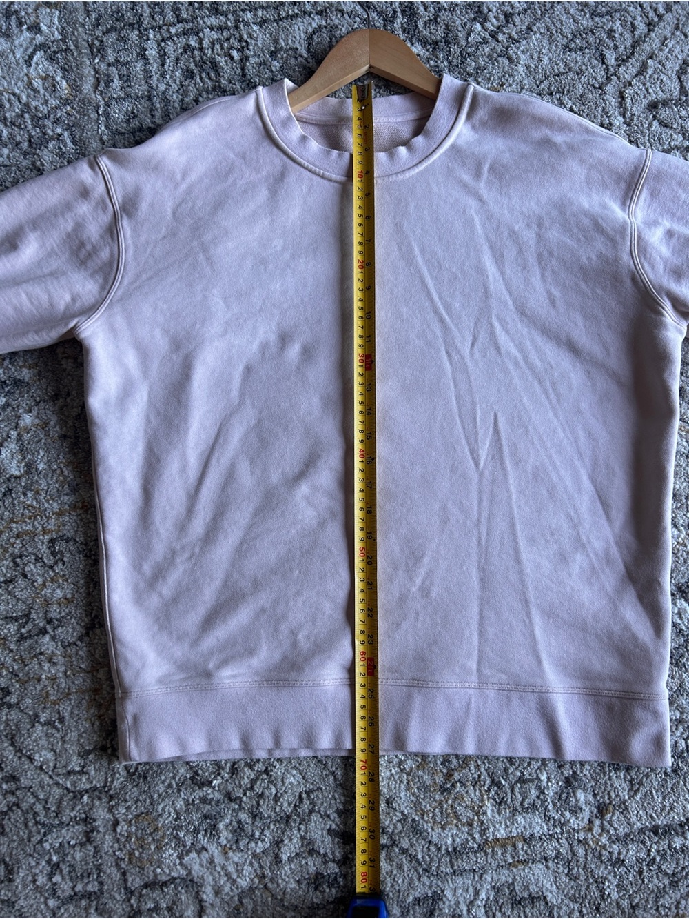 Lululemon Perfectly Oversized Crew • Light Pink • ~ Sz 6 - Picture 7 of 9